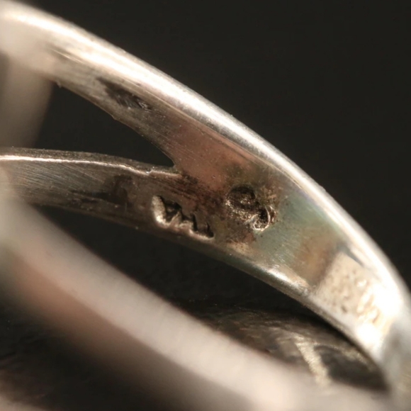 Abalone Sterling Silver Ring - Picture 7 of 7